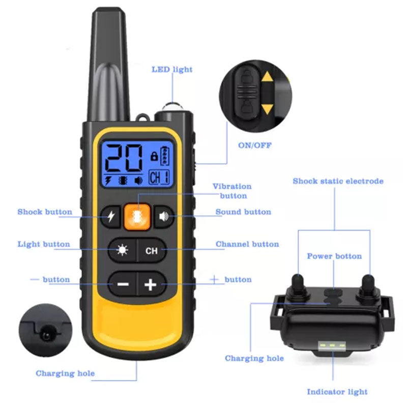 Dog Training Anti Bark Collar with Remote