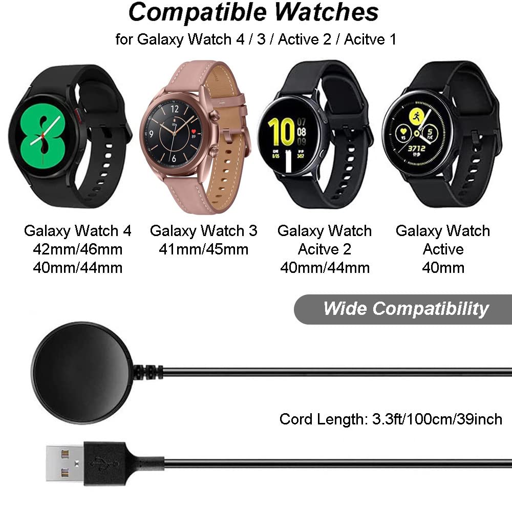 USB Charger For Samsung Galaxy Watch 3 4 5 Active 1 2 3