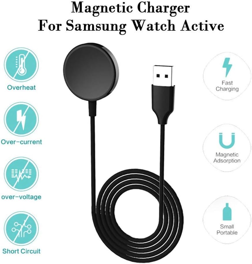 USB Charger For Samsung Galaxy Watch 3 4 5 Active 1 2 3