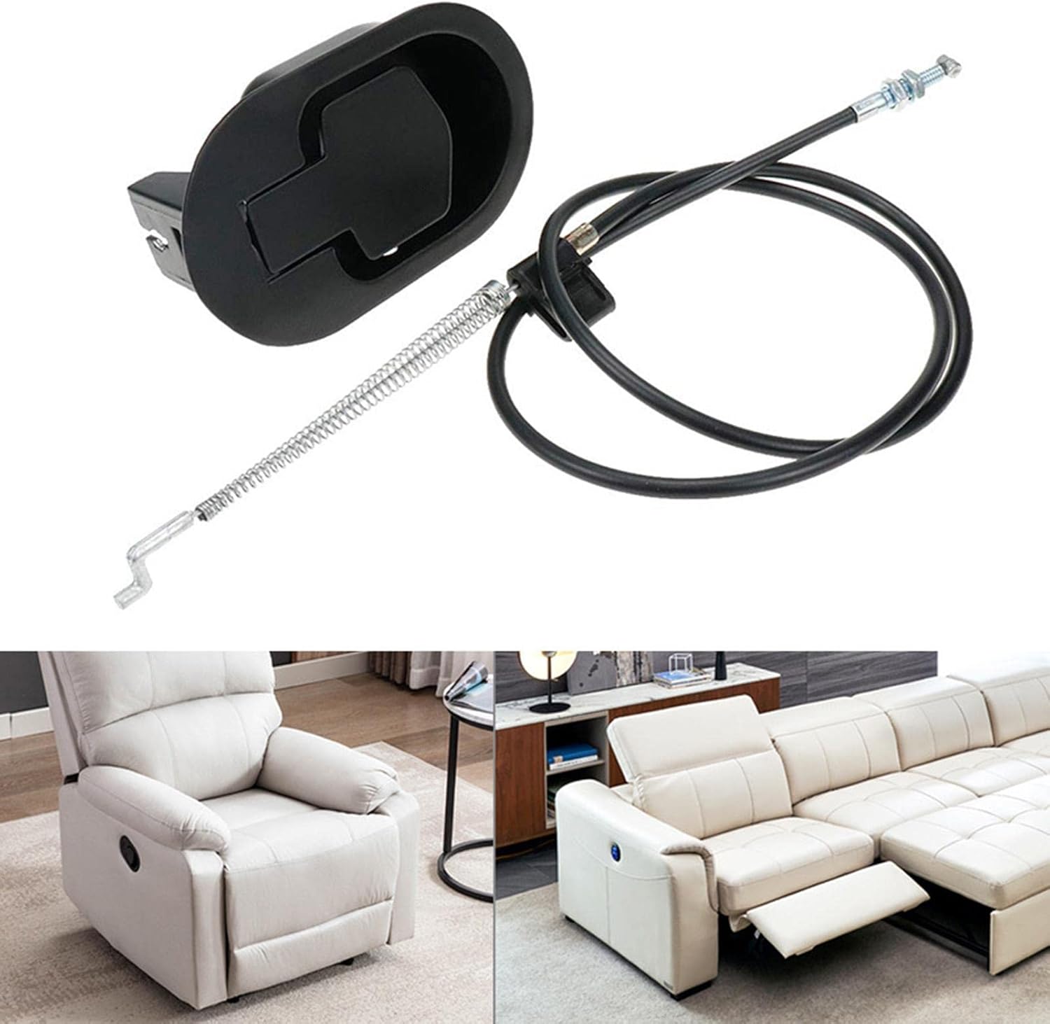 Handle grip detail on sofa lounge recliner handle