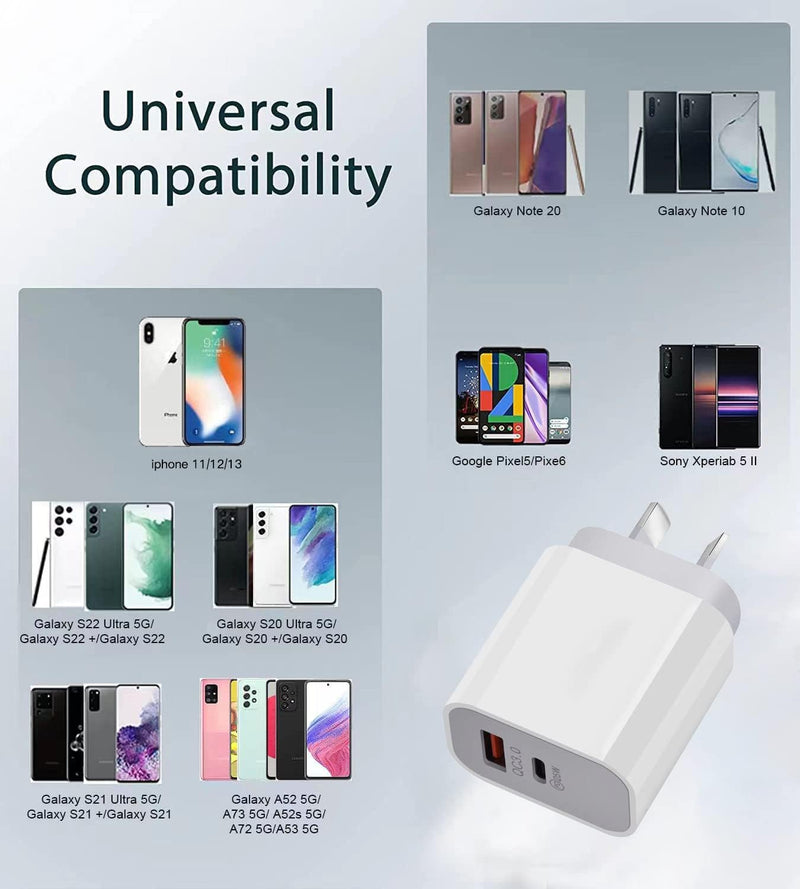 Samsung Fast Charger 20w Compatible