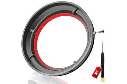 Side view of Dyson dust bin sealing ring showing thickness