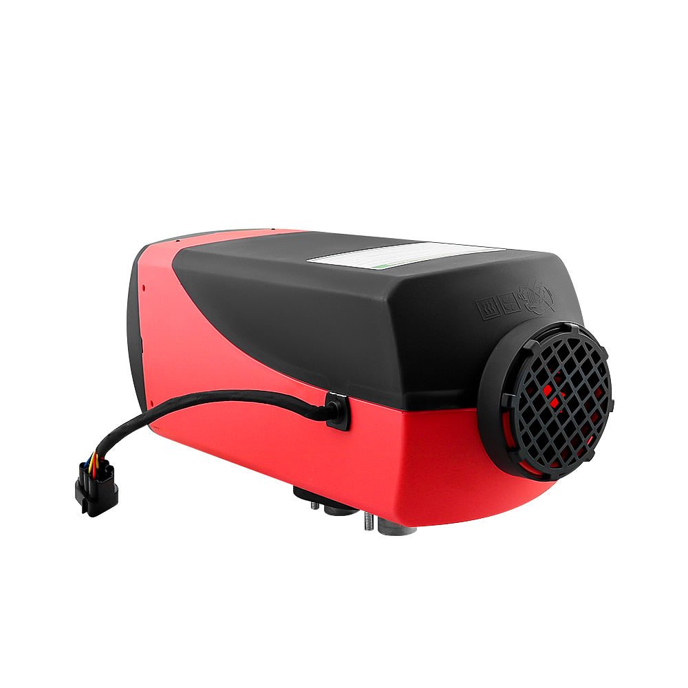 Diesel Air Warmer 2KW 12V installed inside a camper van