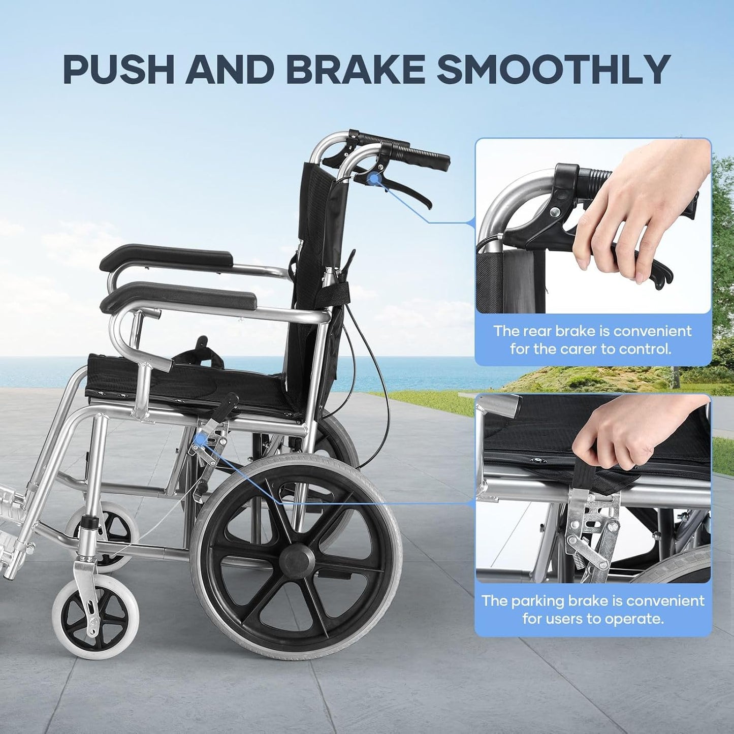 Wheelchair Foldable 16 Inch