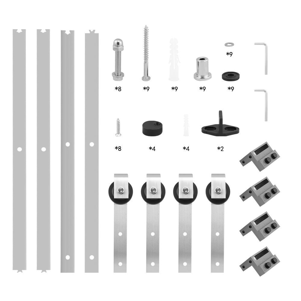 Barn door Hardware 4M Double Door