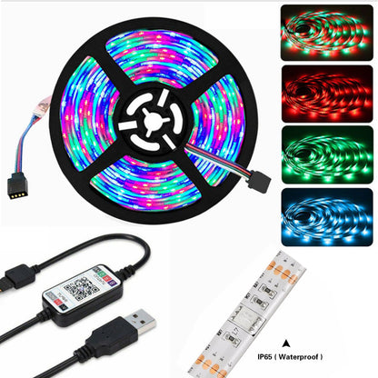 Waterproof LED strip light RGB 5m suitable for indoor and outdoor use
