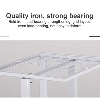 8 Tier Flower Stand Plant Pot Rack 9 pots Black