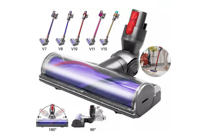 Close-up of nylon and carbon fibre bristles on brush head