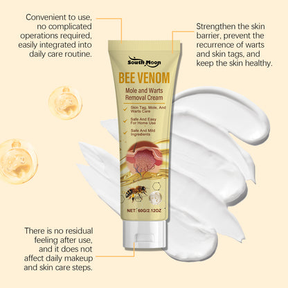 Bee venom cream packaging highlighting natural ingredients