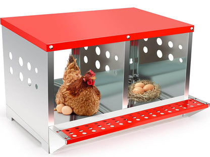 Chicken Nesting Box with 2 Nests