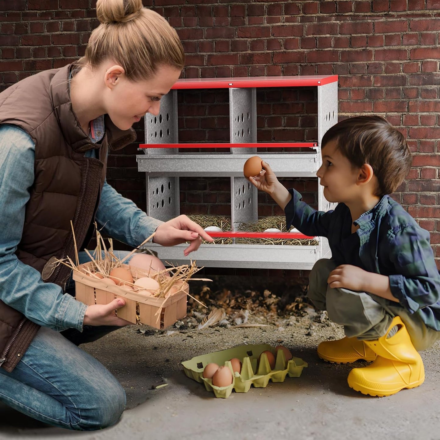 Chicken Nesting Box 4 nests