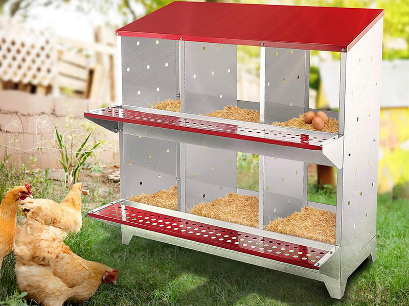 Chicken Nesting Box Egg Perch