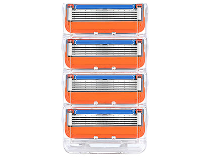 Replacement razor blades showing compact design and easy fit