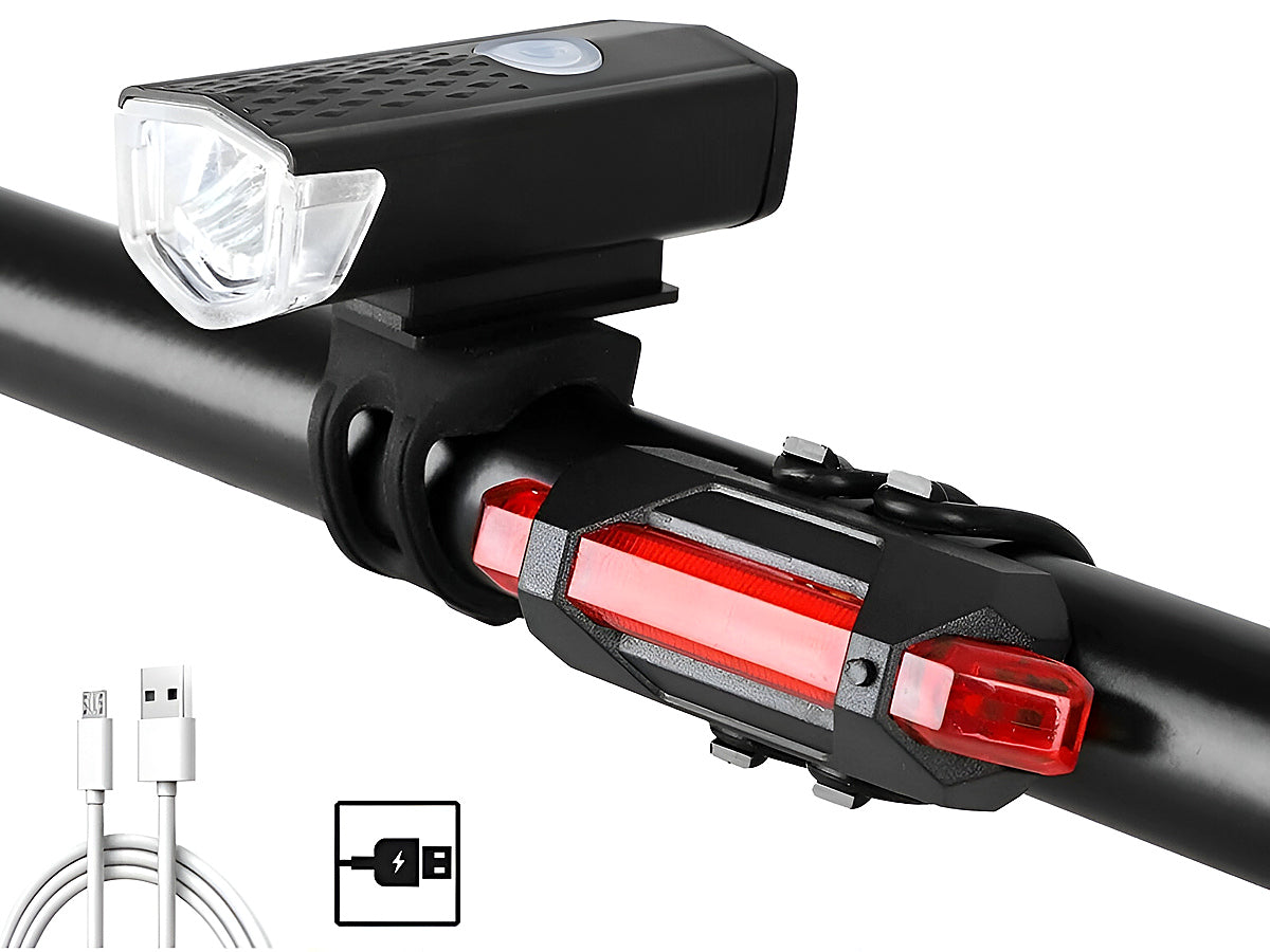 Side profile of compact rear bike light with ABS material