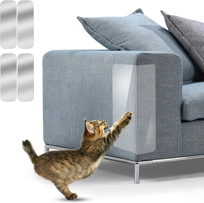 4PCS Pet Cat Anti Scratch Guard Mat