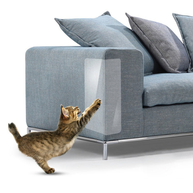 4PCS Pet Cat Anti Scratch Guard Mat