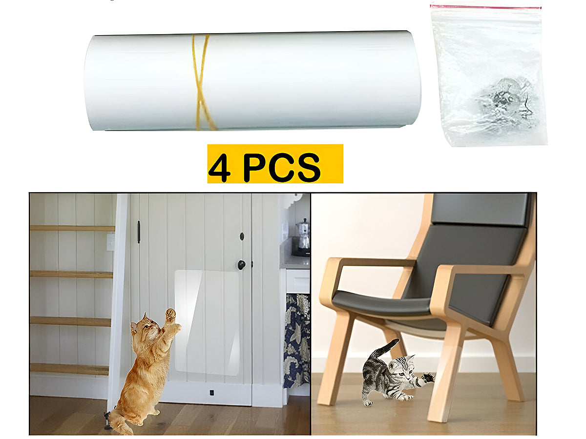 4PCS Pet Cat Anti Scratch Guard Mat
