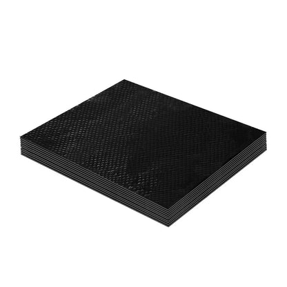 Sound deadener mat used in camper van ceiling for vibration dampening