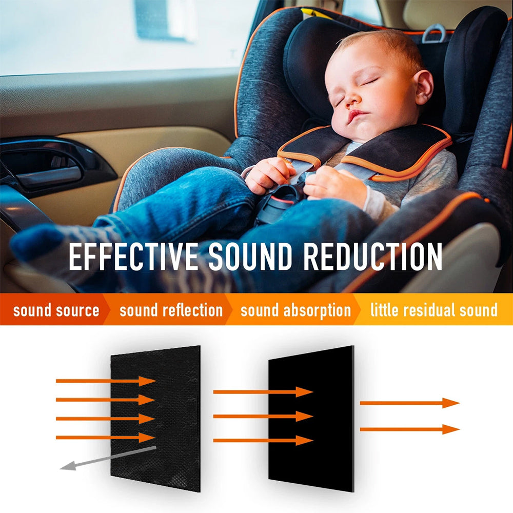 Flexible sound deadener mat moulded around vehicle firewall