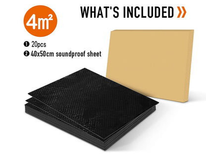 Sound deadener car insulation mat resisting water and cold conditions