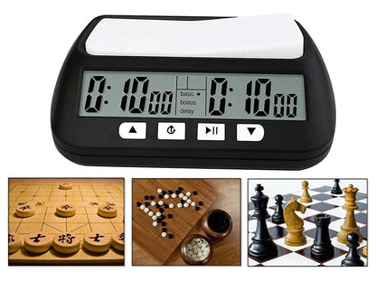 Chess Clock Digital Chess Timer Professional for Board Games