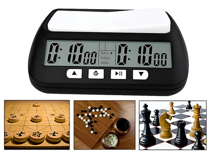 Chess Clock Digital Chess Timer Professional for Board Games