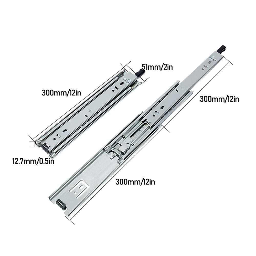 12" Drawer Slides Runner