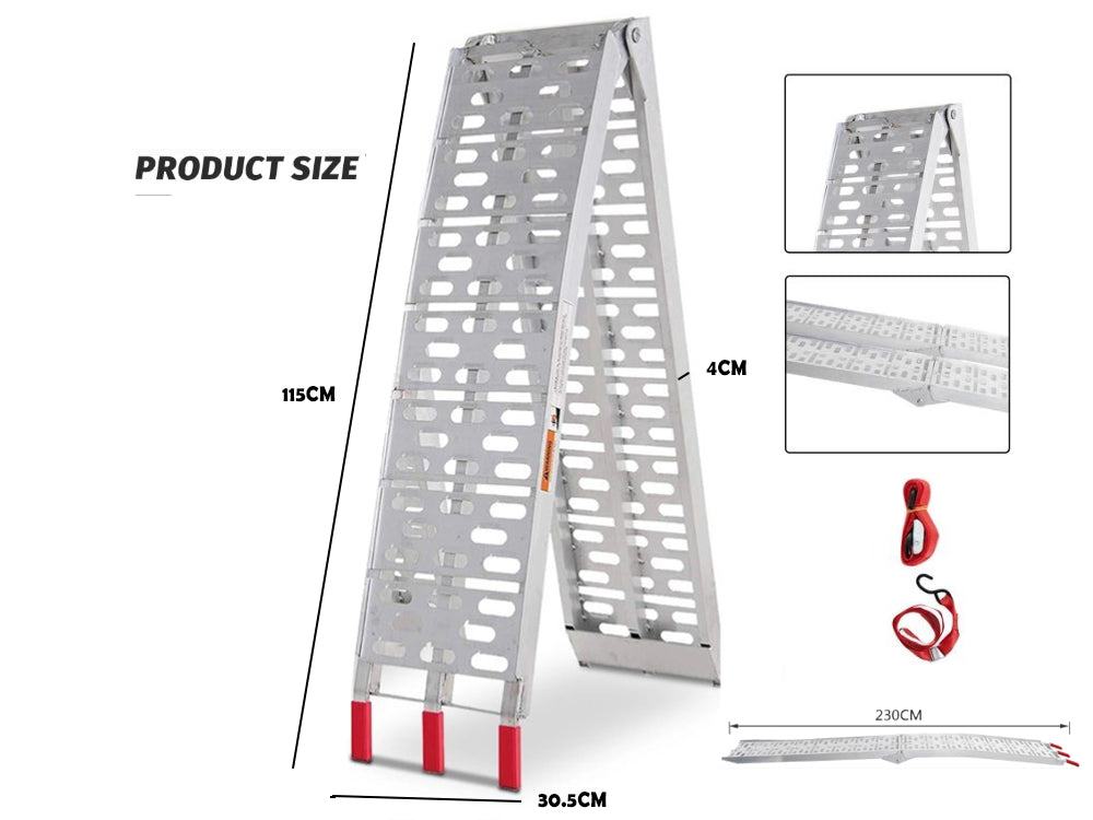 Folding Ramps 680KG Loading Capacity ATV Loading Ramps