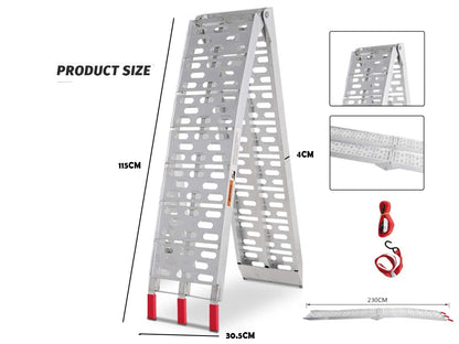 Folding Ramps 680KG Loading Capacity ATV Loading Ramps