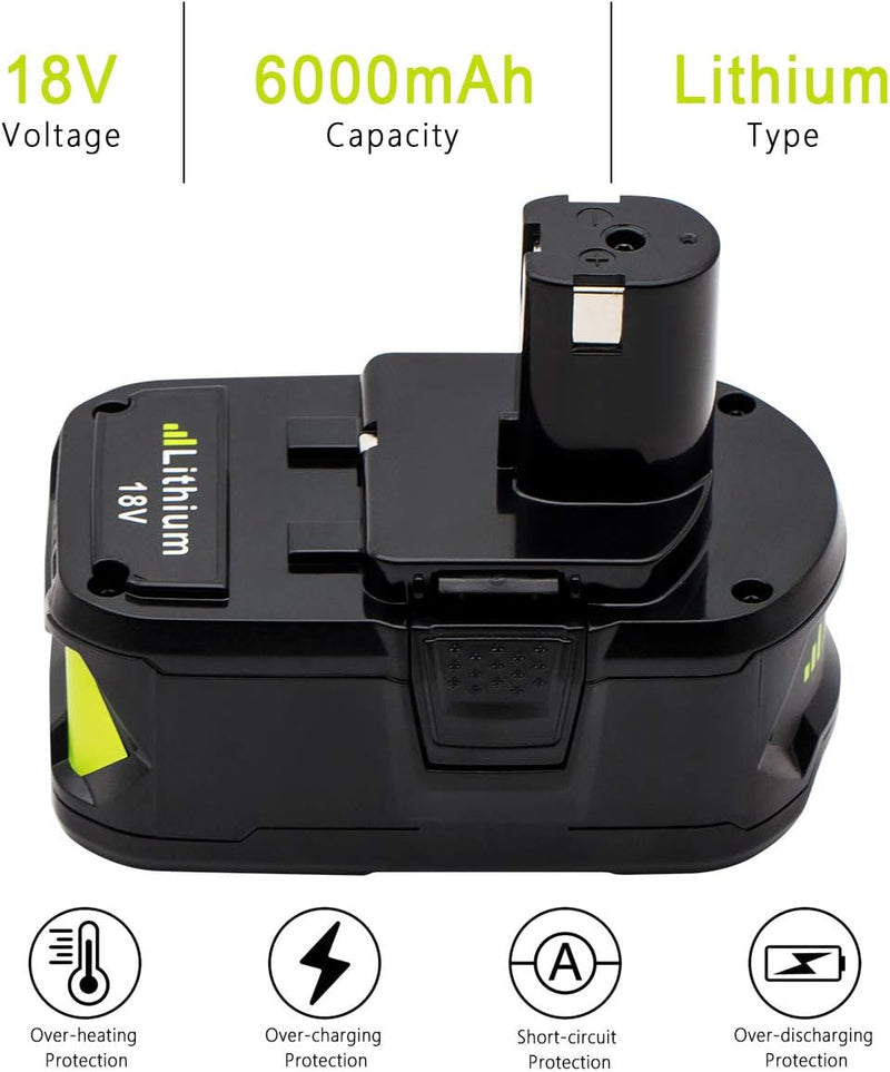 Replacement Ryobi 18V 5AH Battery