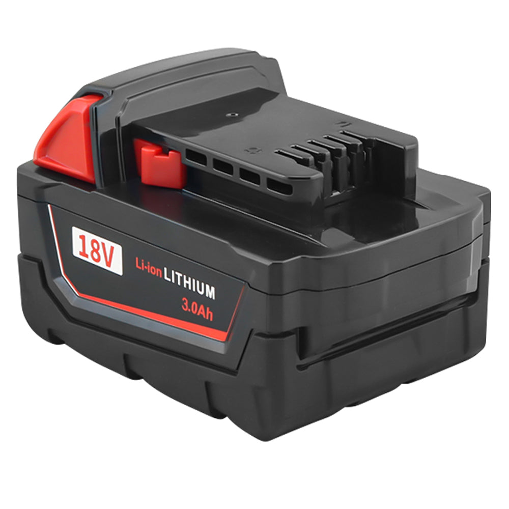 Milwaukee M18 battery showing safety overload protection