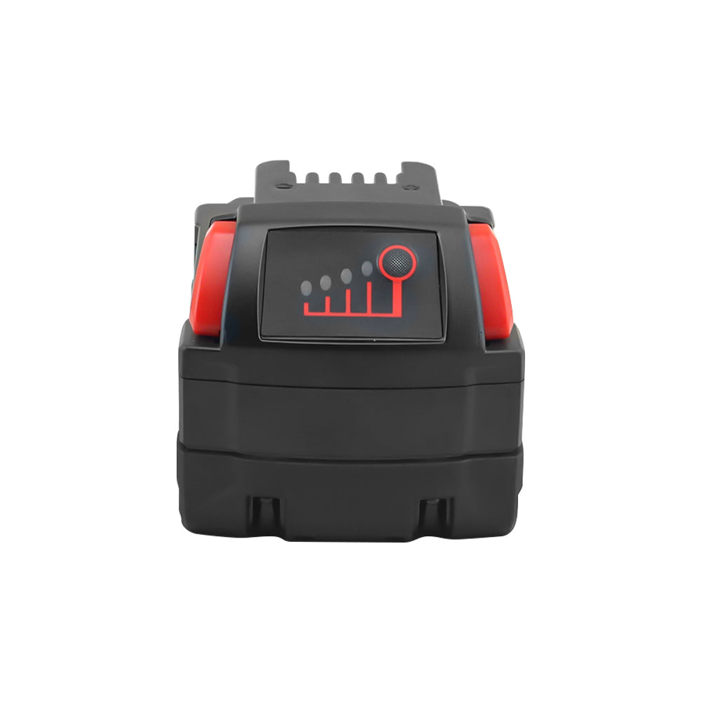 Milwaukee M18 18V battery used on construction site