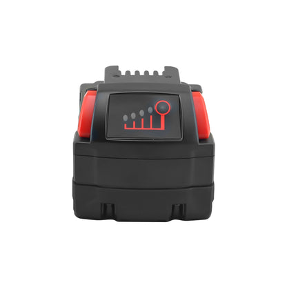 Milwaukee M18 18V battery used on construction site