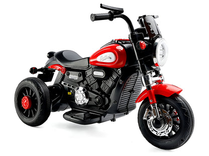 Close up of Ride On Bike LED headlights and front design