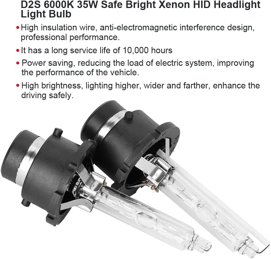 Energy efficient 35W D2S HID bulb for cars