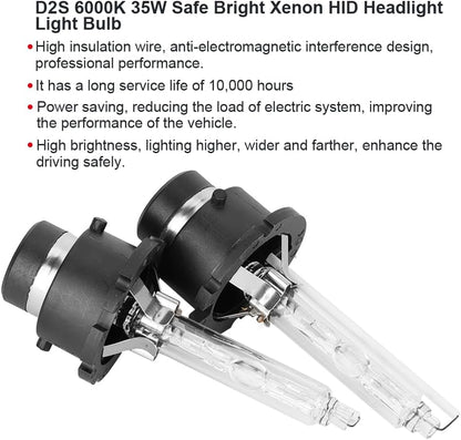 Energy efficient 35W D2S HID bulb for cars