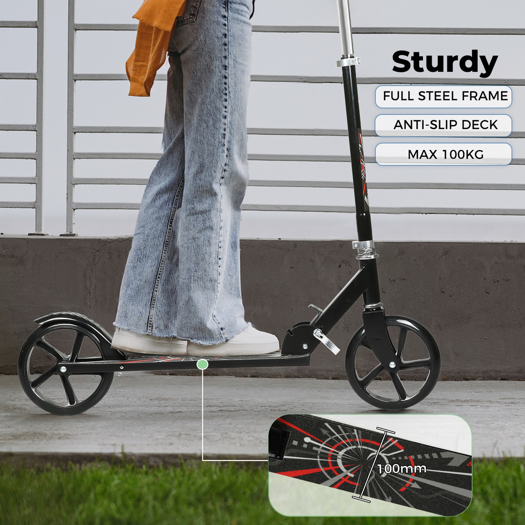 Kids scooter height adjustable lightweight aluminium frame