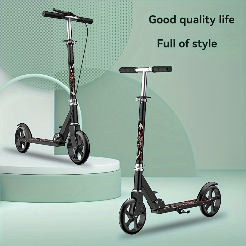 Kids scooter height adjustable lightweight aluminium frame