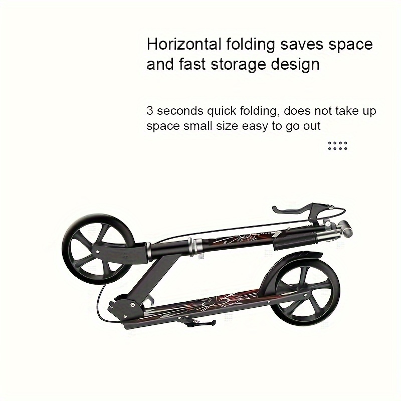 Kids scooter height adjustable lightweight aluminium frame