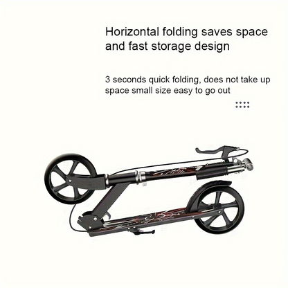 Kids scooter height adjustable lightweight aluminium frame
