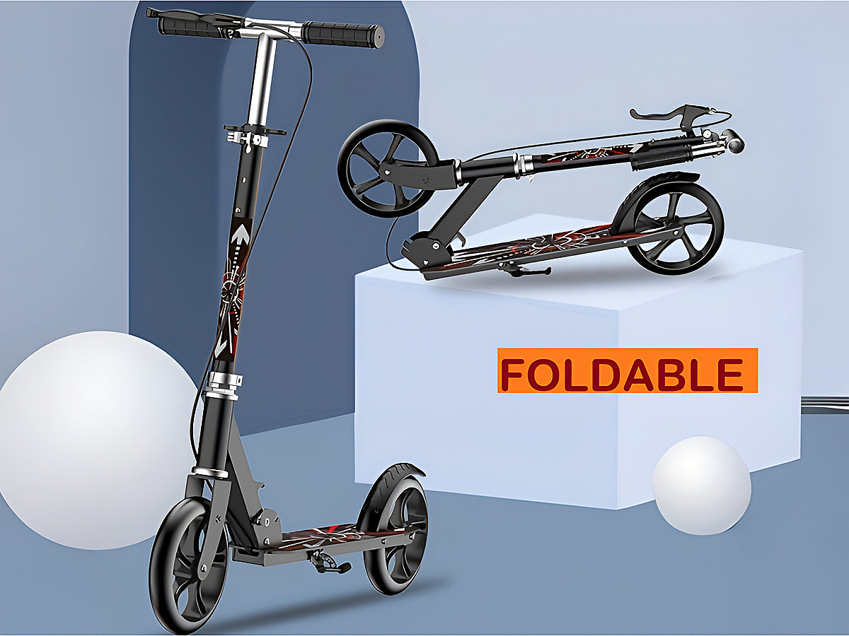 Kids scooter height adjustable lightweight aluminium frame