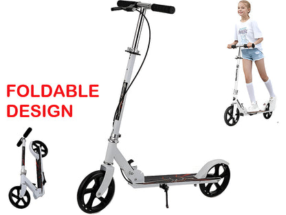 Kids scooter folded size showing portability