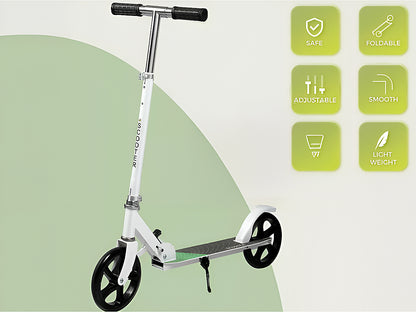 Kids scooter folded size showing portability
