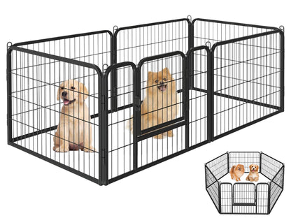 Dog Play Pen 6 Panel Playpen