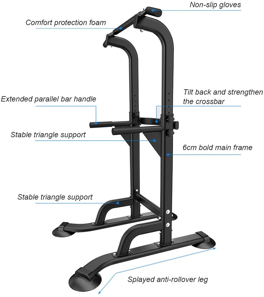 Power Tower Pull-Up & Chin-Up Station – Adjustable Workout Equipment