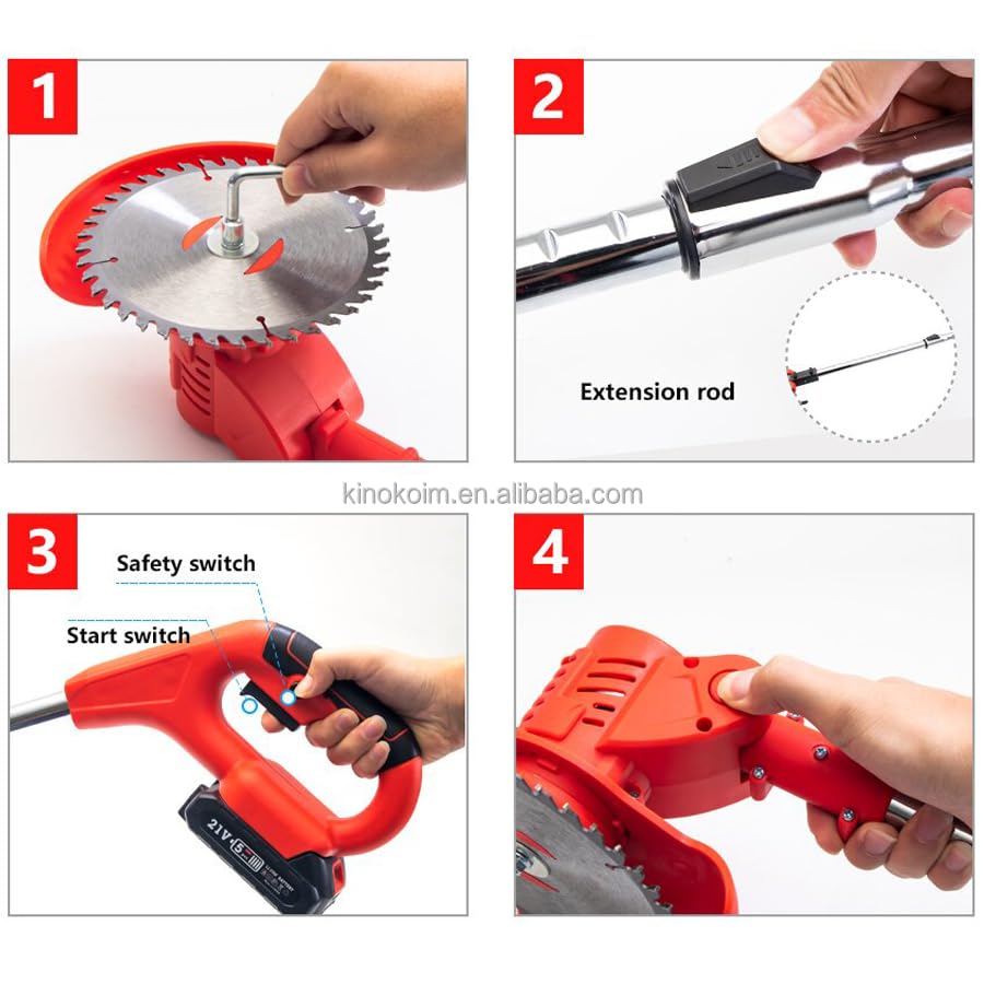 Lawn Mower Cordless Weed Cutter Garden Trimmer