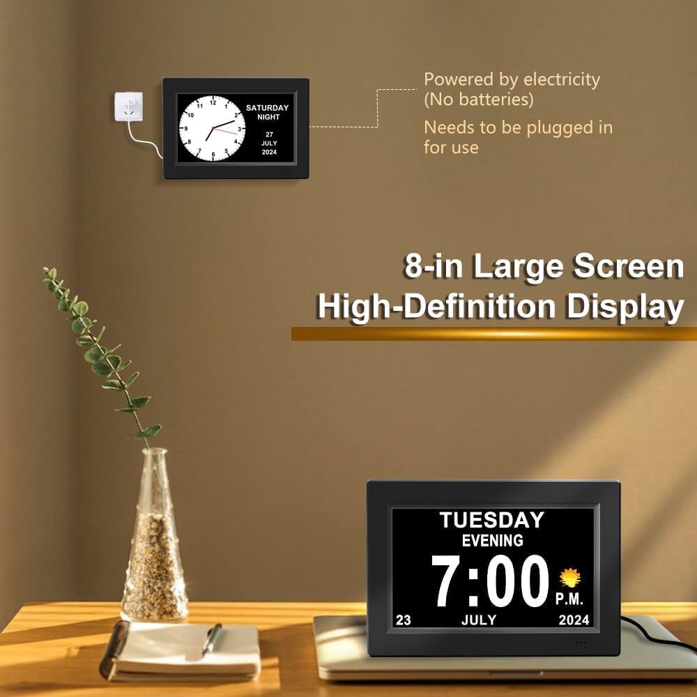 Alarm Clock Large LED Clock