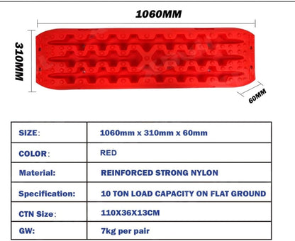 Recovery Track folded for easy storage and transport
