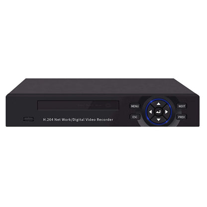 Close up of DVR 8CH digital video recorder showing HDMI and VGA outputs