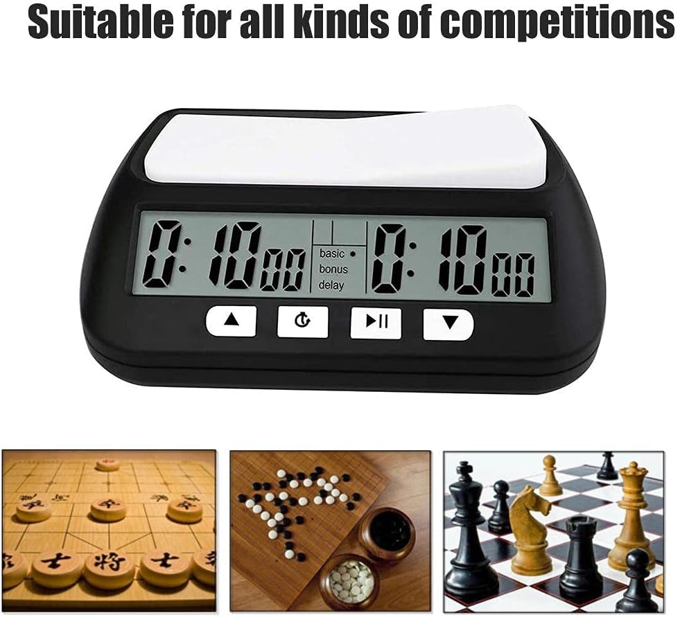Chess Clock Digital Chess Timer Professional for Board Games